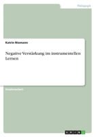 Negative Verst�rkung im instrumentellen Lernen 3638756742 Book Cover