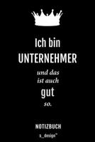 Notizbuch f�r Unternehmer: Originelle Geschenk-Idee [120 Seiten kariertes blanko Papier] 1677458208 Book Cover