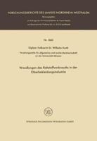 Wandlungen Des Rohstoffverbrauchs in Der Oberbekleidungsindustrie 3663066150 Book Cover