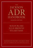 The Jackson ADR Handbook 0198937644 Book Cover