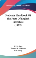 Students' Handbook of the Facts of English Literature 0766156567 Book Cover