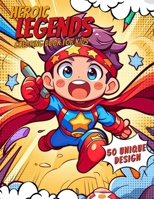 Heroic Legends Coloring Book for Kids: Immerse Yourself in the Exciting World of Heroic Legends as You Color! 50 Cute illustrations for Kids (WarriorPalette Coloring Book Series) B0CKMSW9RR Book Cover