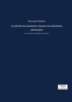Geschichte Der Deutschen Literatur Im Achtzehnten Jahrhundert 3957007143 Book Cover