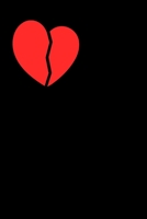 Broken Heart: Lined Notebook, Journal or Diary (Size 6x9) with 120 Pages 1676836144 Book Cover
