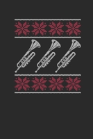 Christmas Trumpet: Graph Paper Notebook (6 x 9 - 120 pages) Christmas Themed Notebook for Daily Journal, Diary, and Gift 1700674870 Book Cover