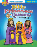 Bible Princesses & Queens Coloring & Activity Book - ages 5-7 1684343399 Book Cover