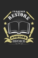 Restore another broke: 6x9 Book restoration - grid - squared paper - notebook - notes 1088863035 Book Cover
