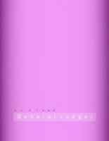 2 Column General Ledger: Pink Gold Soft Cover Glossy 8.5" x 11", Full page 108 pages for Cash Book, Accounting Ledger Notebook, Business Ledgers ... Workbook, General Ledger 1984394282 Book Cover