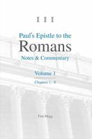 Paul's Epistle to the Romans, Vol 1 0975935909 Book Cover