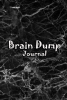 Brain Dump Journal: Template Worksheet Notebook With Prompts To Stop Stressing To Help You Clear Your Mind & Head Of Thoughts By Make Notes in Book | Black Marble Cover 1678300268 Book Cover