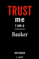 Notizbuch f�r Banker: Originelle Geschenk-Idee [120 Seiten liniertes blanko Papier] 1692738542 Book Cover