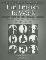 Contemporary's Put English to Work, Level 1: Interaction and Competencies for Job Success 0809233525 Book Cover