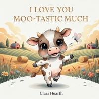 I Love You Moo-tastic Much: A Heartwarming Farm Bedtime Picture Book for Toddlers Ages 2-6 Featuring Playful Animal Puns and a Hidden Sparkle Butterfly (Punny Much Love) B0GXC4TFG9 Book Cover