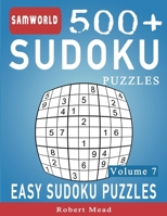 Easy Sudoku Puzzles: Over 500 Easy Sudoku Puzzles And Solutions (Volume 7) B08B33Y8YS Book Cover