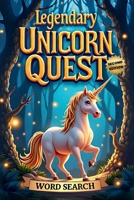 Legendary Unicorn Quest Word Search (Second Edition): 50 Challenging Puzzles for True Puzzle Masters plus 10 Bonus Unicorn Coloring Pages! 1997833484 Book Cover