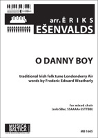 Danny Boy for Mixed Choir (Soprano/Baritone Solo, Ssaaaa, Ssttbb): Choral Octavo B0BKTRXQPN Book Cover