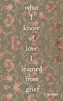 What I Know of Love I Learned from Grief B0FQ772G1R Book Cover