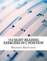 354 Sight Reading Exercises in C Position 1490370250 Book Cover