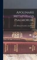 Apolinarii Metaphrasis Psalmorum; 101885410X Book Cover