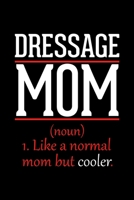 Dressage Mom Notebook: Graph Paper Notebook with 120 pages 6x9 perfect as math book, sketchbook, workbook and diary Funny Gift for Dressage Fans and Coaches 1677251670 Book Cover