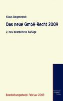 Das Neue Gmbh-Recht 2009 3867411212 Book Cover