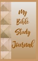 My Bible Study Journal 1707716552 Book Cover