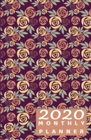 2020 Monthly Planner: Pretty Rose Flowers - Small Pocket Calendar 5.06 x 7.81 1654720232 Book Cover