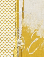 E: Monogrammed Christian Gratitude Journal for Women - Give Thanks to the Lord - Inspirational Guide to More Meditation and Less Stress 1694968936 Book Cover