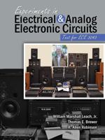 Experiments in Electrical and Analog Electronic Circuits: Text for ECE 3043 0757596517 Book Cover