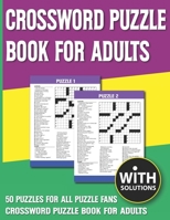 Crossword Puzzle Book For Adults: Holiday Celebrating Puzzle Game For Puzzle Fans With Solutions of Puzzles B093B9XZ49 Book Cover