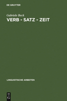 Verb - Satz - Zeit 3484301872 Book Cover
