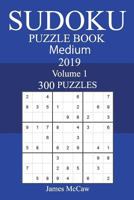 300 Medium Sudoku Puzzle Book 2019 1720343233 Book Cover