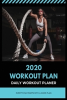 2020 Workout Plan: DAILY WORKOUT PLANER: 366 pages for every day of 2020. BODYBUILDING JURNAL, WORKOUT LOG BOOK (SIZE 6x9), Physical Fitness Journal, Fitness Log Book 1676404341 Book Cover