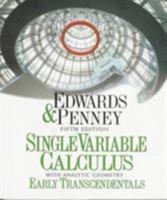 Single Variable Calculus with Analytic Geometry Early Transcendentals 0137930925 Book Cover