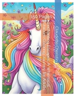 Enchanting Escapes: A Whimsical Unicorn Coloring Journey for Adults: 150 Pages B0C9SBMKMS Book Cover