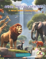 Animal Kingdom Adventure: A Vibrant Wildlife Coloring Escape: Animals and Wildlife B0CNYBQ6JJ Book Cover