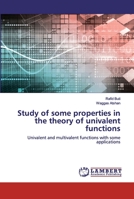 Study of some properties in the theory of univalent functions 6200257183 Book Cover