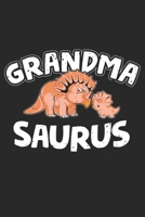 Grandma Saurus: Grandma Dinosaur Funny Grandchild Dino Notebook 6x9 Inches 120 dotted pages for notes, drawings, formulas Organizer writing book planner diary 1712447610 Book Cover