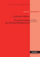 Die Anwendung Des Reichserbhofgesetzes: Im Ehemaligen Amtsgerichtsbezirk Pfaffenhofen /ILM 3899756398 Book Cover