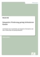 Integrative Forderung Geistig Behinderter Kinder 3838686500 Book Cover