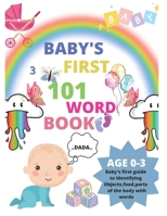 Baby's first 101 word Book: My little word book B0B92V568N Book Cover