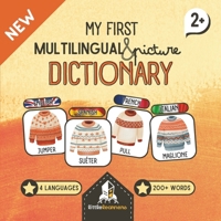 My First Multilingual Picture Dictionary – English, Spanish, French, Italian |: 200+ Words with Fun Illustrations to Learn Easily! B0F17JLZ5D Book Cover