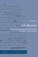 Schriftpoesie: Eigenbedeutung Lyrischer Schriftlichkeit Am Beispiel Thomas Klings 3770565460 Book Cover