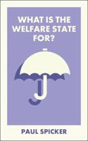 What Is the Welfare State For? (What Is It For?) 1529250757 Book Cover