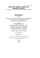 Round two : federal agencies and conference spending B084DGPPTS Book Cover