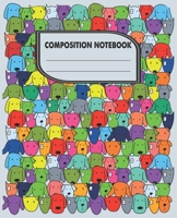 Composition Notebook: Adorable Dog Themed Wide Ruled Composition Notebook For All Dog Lovers 1661142990 Book Cover