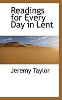 Readings for Every Day in Lent 1022035851 Book Cover