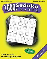 Sudoku: 1000 Easy 9x9 Sudoku, Vol. 1 1545087040 Book Cover