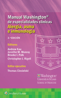 Manual Washington de especialidades clínicas. Alergia, asma e inmunología 8418563907 Book Cover