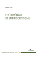 Phénoménisme et empiriocriticisme (Ouverture Philosophique) (French Edition) 2343064164 Book Cover